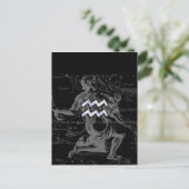 Heveliusマップ上のアクエリアスのようなクロム ポストカード (スタンド正面)