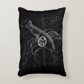 Hevelius上のクロムのような癌の〔占星術の〕十二宮図のサイン アクセントクッション (正面(垂直))