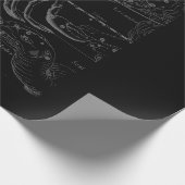 Hevelius上のクロムのような癌の〔占星術の〕十二宮図のサイン ラッピングペーパー (角)