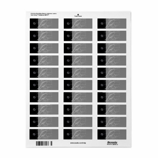 Hevelius上のクロムのような癌の〔占星術の〕十二宮図のサイン ラベル (フルシート)