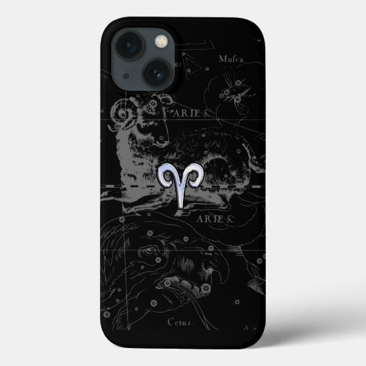 Hevelius上のクロムライク〔占星術の〕十二宮図シンボル Case-Mate iPhoneケース (裏面)