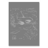 Hevelius上のChromeライブラー〔占星術の〕十二宮図サイン テーブルナンバー (裏面)