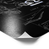 Hevelius上のChromeライブラー〔占星術の〕十二宮図サイン フォトプリント (角)