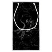 Hevelius著ジェミニ星座の地図の版木、銅版、版画 スモールペーパーバッグ (裏面)