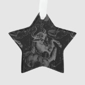 Hevelius著ヴィンテージのトーラスの星座 オーナメント (裏面)