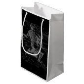 Hevelius 1690のクロームのようなアクエリアス〔占星術の〕十二宮図サイン スモールペーパーバッグ (裏面アングル)