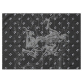 Hevelius 1690のクロームのようなアクエリアス〔占星術の〕十二宮図サイン テーブルクロス (正面(横))