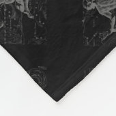 Hevelius 1690のクロームのようなアクエリアス〔占星術の〕十二宮図サイン フリースブランケット (角)