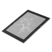 Hevelius 1690のクロームのようなジェミニ〔占星術の〕十二宮図サイン ノートパッド (アングル)