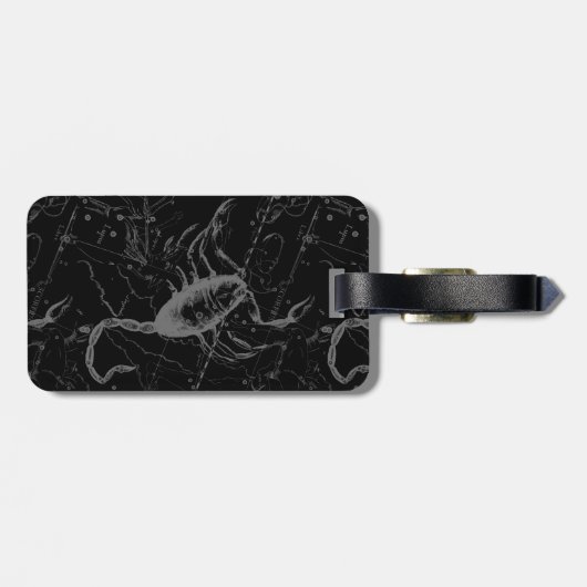 Hevelius 1690年著蠍座の星座 ラゲッジタグ (裏面横)