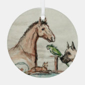 Hevener氏の協力 ガラスオーナメント (裏面)