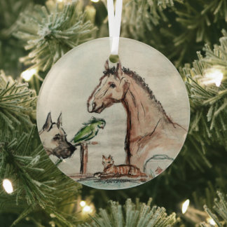 Hevener氏の協力 ガラスオーナメント