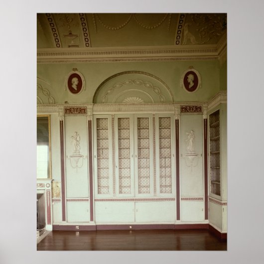 Heveningham Hall, Suffolk：ライブラリ， 1778-80 ポスター (正面)