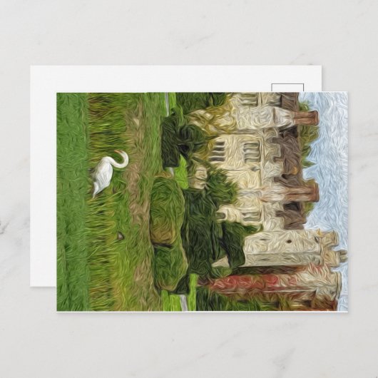 Heverの城-アン・ブーリンの実家、 シーズンポストカード (正面/裏面)