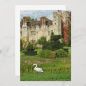 Heverの城-アン・ブーリン(ブランク)の実家 サンキューカード (正面/裏面)