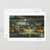 Hewitt Avenue at Nightのビュー ポストカード (正面/裏面)