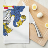 Hewsonの家紋 キッチンタオル (四つ折り)