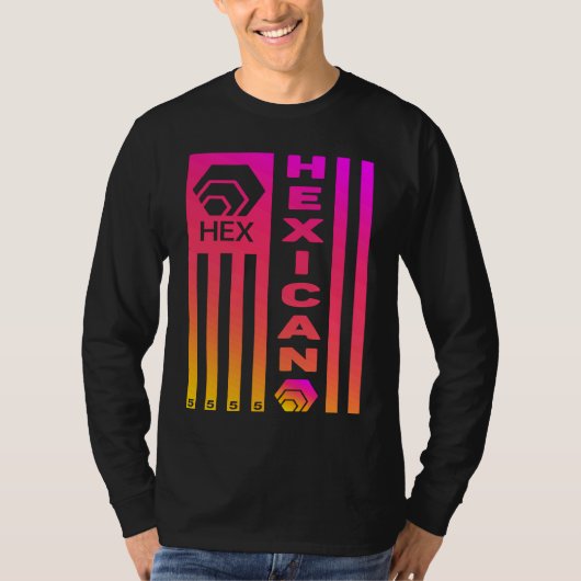 HEX暗号 by Richard Heart ヘキシカン投資家 Hexi Tシャツ (正面)