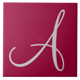 Hex 990033色数モノグラムセラミックタイル タイル