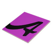 Hex cc33cc色番号モノグラムセラミックタイル タイル (側面)