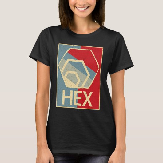 HEX Crypto by RichardハートHEX Investing & Tradin Tシャツ (正面)