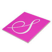 Hex ff33cc色番号モノグラムセラミックタイル タイル (側面)
