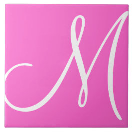 Hex ff66cc色番号モノグラムセラミックタイル タイル