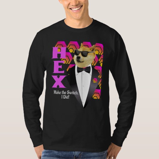 Hex Hexican Cryptocurrency Bitcoin Pulsechain Tシャツ (正面)