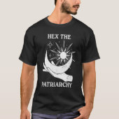 Hex The Patriarchy Halloween Feminist Witch Witche Tシャツ (正面)