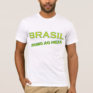 hexaブラジルのrumo ao tシャツ