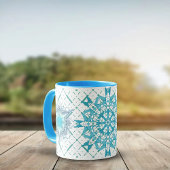 Hexa triangles yantra花びら マグカップ