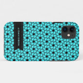 HeXaGoNアクアウィーブパターンiPhone 5ケース Case-Mate iPhoneケース (裏面(横))