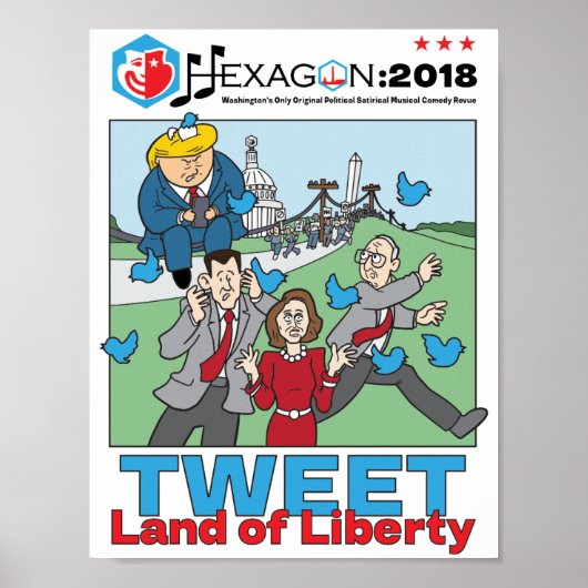 Hexagon 2018: Tweet Land of Liberty ポスター (正面)