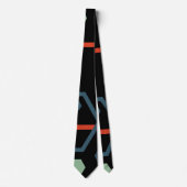Hexagon Geometric Pattern   ネクタイ (正面)