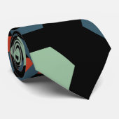 Hexagon Geometric Pattern ネクタイ (ロール)