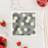 Hexagon Pattern スタンダードカクテルナプキン (インサイチュ)