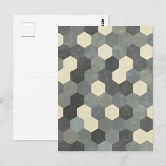 Hexagon Pattern ポストカード (正面/裏面)