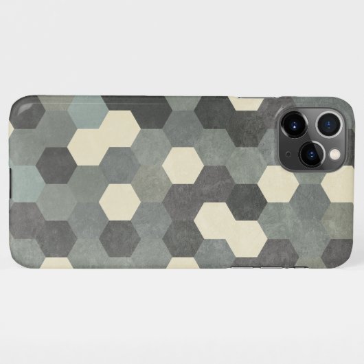 Hexagon Pattern iPhoneケース (裏面横)