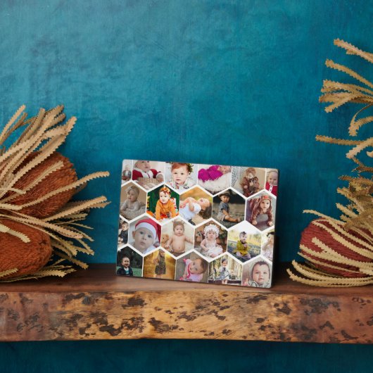 Hexagon Photo Collage フォトプラーク (側面)