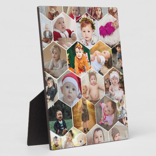 Hexagon Photo Collage フォトプラーク (側面)