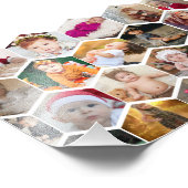Hexagon Photo Collage フォトプリント (角)