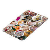 Hexagon Photo Collage マグネット (左側)