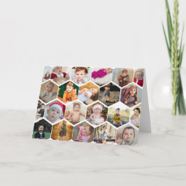 Hexagon Photo Collage 案内状