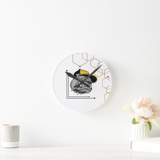 Hexagon-Pitti ラウンド壁時計 (ホーム)