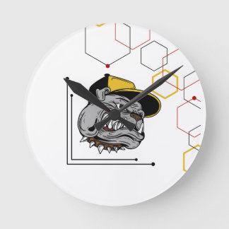 Hexagon-Pitti ラウンド壁時計