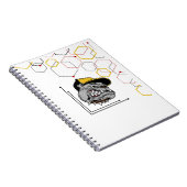 Hexagon-Pitti Spiral-Notizblock ノートブック (右側)