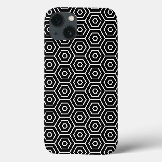 Hexagonsテクスチャの幾何学的パターン Case-Mate iPhoneケース (裏面)
