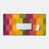 HexaSunsetフェードデスクマット デスクマット (キーボード&マウス)