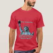 Hey America (Lady Liberty) - A MisterP Shirt Tシャツ (正面)