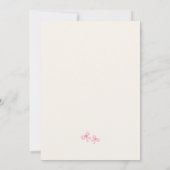 Hey Babe Galentines Party Wine Cake 招待状 (裏面)